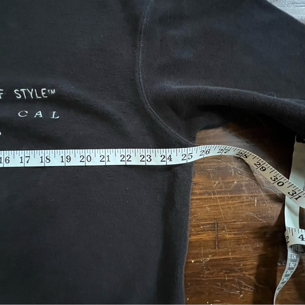 NEW LEVIS MENS RELAXED FIT LOGO CREWNECK SWEATSHIRT BLACK SIZE L - Picture 4 of 7